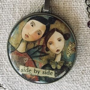 Necklace Side by Side Deeply Loved Mom DaughterNWT